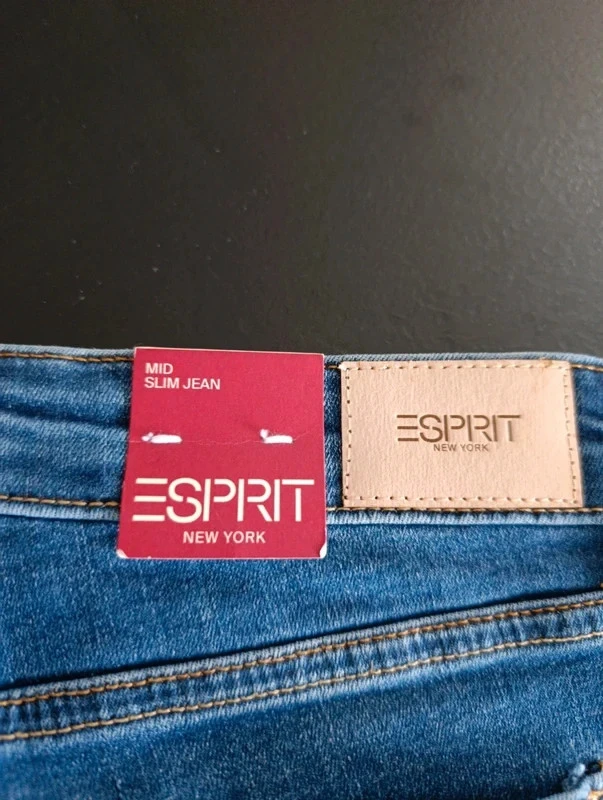 Jean Esprit New York Slim Fit Mid Rise W28/L32 Blauw Denim Stretch Nieuw met label – photo 4